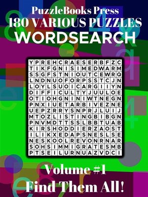 cover image of PuzzleBooks Press--WordSearch--Volume 1